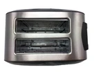 Bos & Sarino 2 Slice Black Stainless Steel Toaster