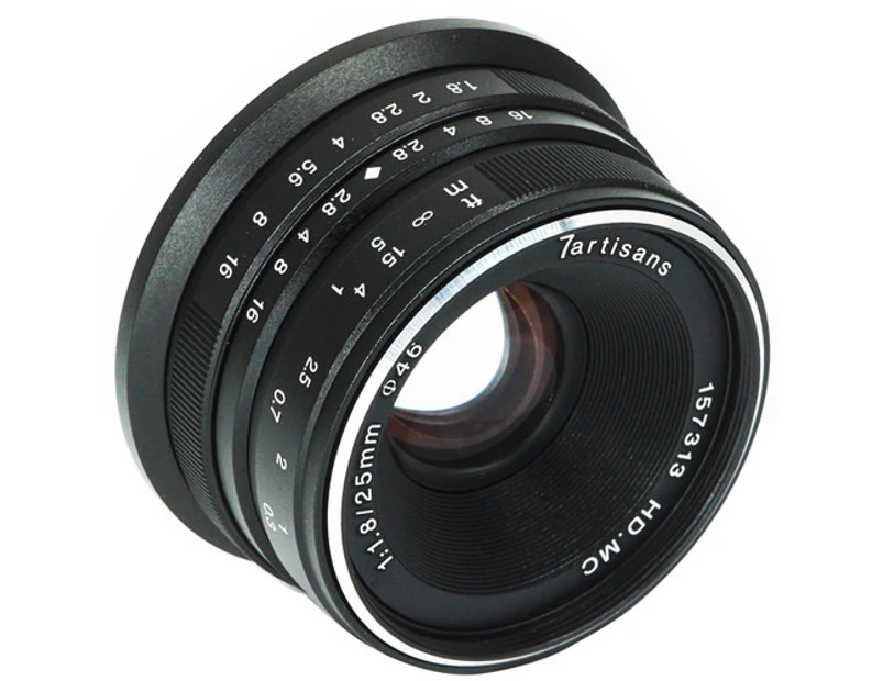 7artisans Photoelectric 25mm f/1.8 Lens for Sony E-Mount - Black