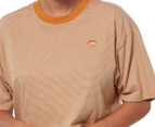 Lee Women's Baggy Crop Tee / T-Shirt / Tshirt - Inca Stripe