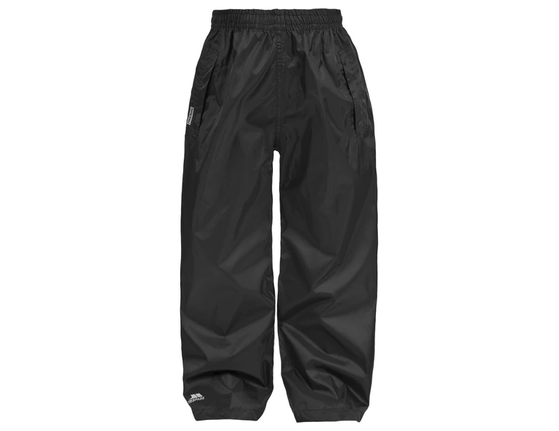 Trespass Adults Unisex Packup Trouser Waterproof Packaway Trousers (Black) - TP1335