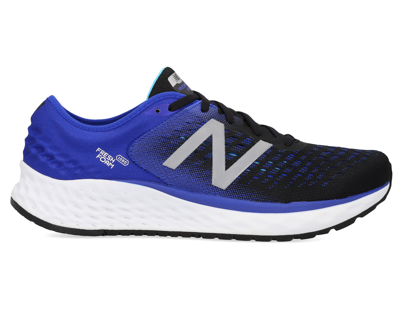 New Balance Men's Fresh Foam 1080v9 Wide Fit (2E) Running Shoes - Blue ...