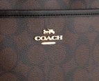 Coach Signature File Crossbody Bag - Brown/Black