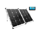 ATEM POWER 160W 12V Folding Solar Panel Kit Mono Portable Battery Charge Camping Carry Bag