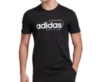 Adidas Men's Brilliant Basics Tee / T-Shirt / Tshirt - Black