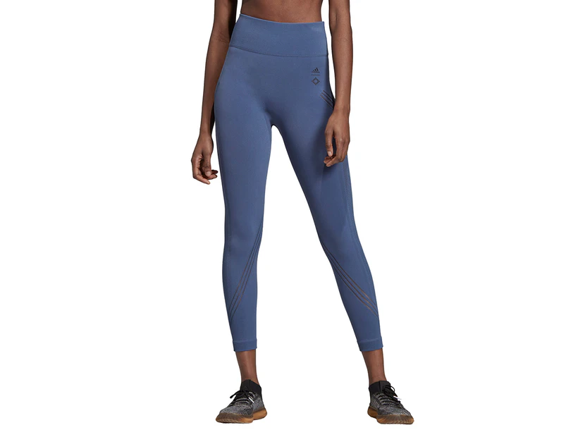 Adidas women's warp hot sale knit tights