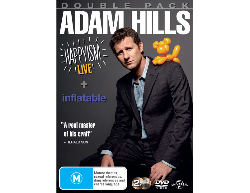Adam Hills Inflatable / Happyism DVD Region 4