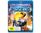 Pixels 3D Edition with 2D Edition Blu-ray Region B