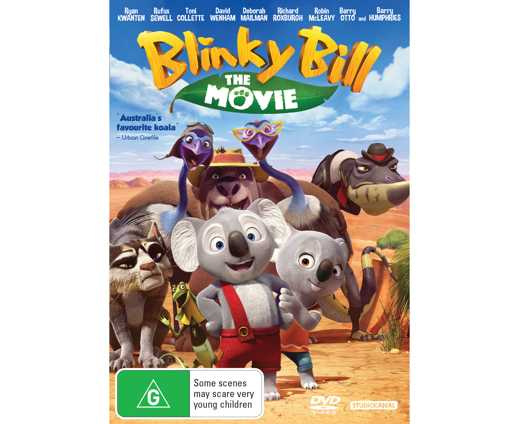 Blinky Bill the Movie DVD Region 4 Catch .au