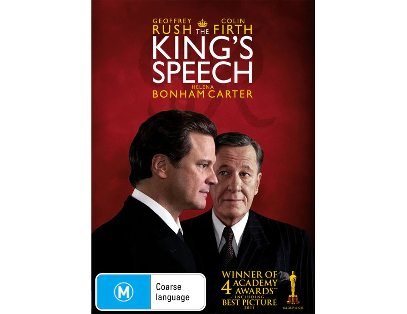 The Kings Speech DVD Region 4