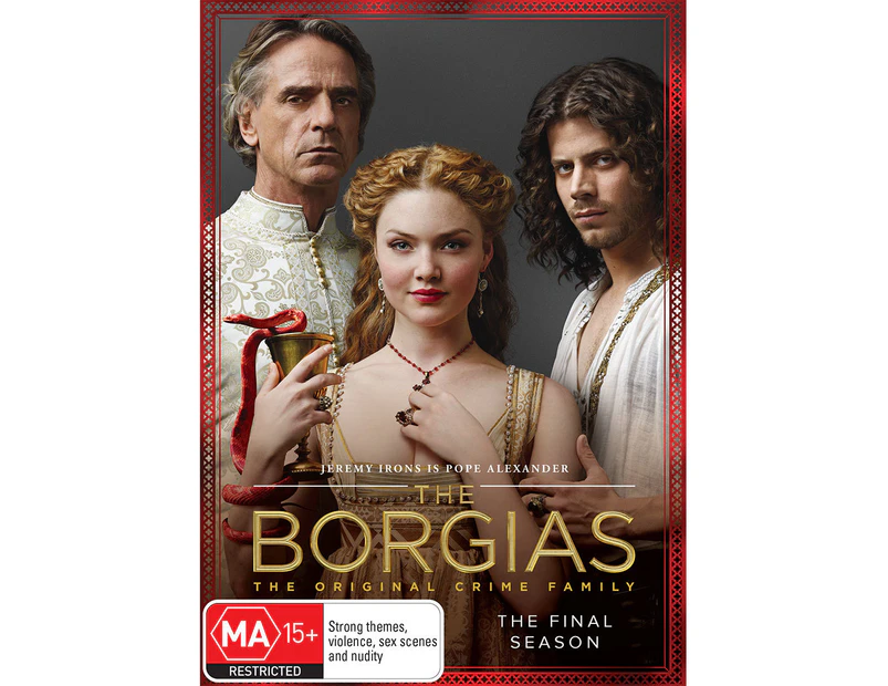 The Borgias Season 3 DVD Region 4