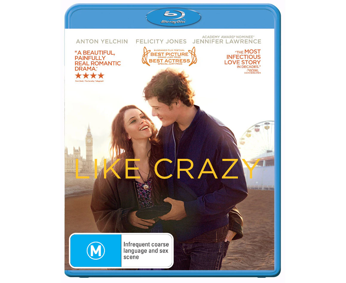 Like Crazy - Rare Blu-Ray Aus Stock New Region B