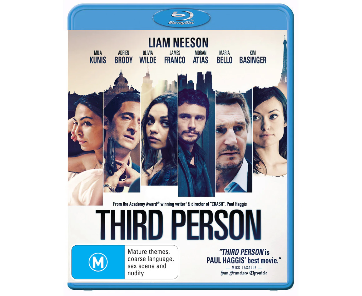 Third Person Blu-ray Region B