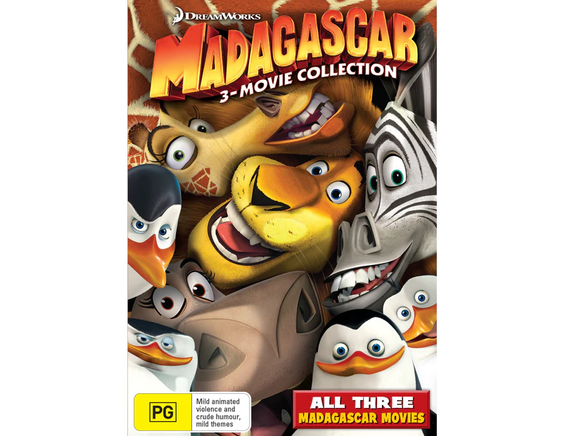 Madagascar The Complete Collection Box Set DVD Region 4