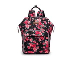 Ankommling Diaper Bag Multi-Function Waterproof Travel Backpack-Peony