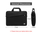 DBG Unisex 15.6 Inch Water Resistant Messenger Bag-Black