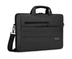 BCH 14 Inch Suit Fabric Portable Laptop Bag-Black