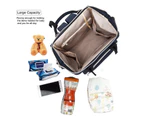 Ankommling Diaper Bag Multi-Function Waterproof Travel Backpack-Blue