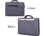 BCH 14 Inch Suit Fabric Portable Laptop Bag-Grey