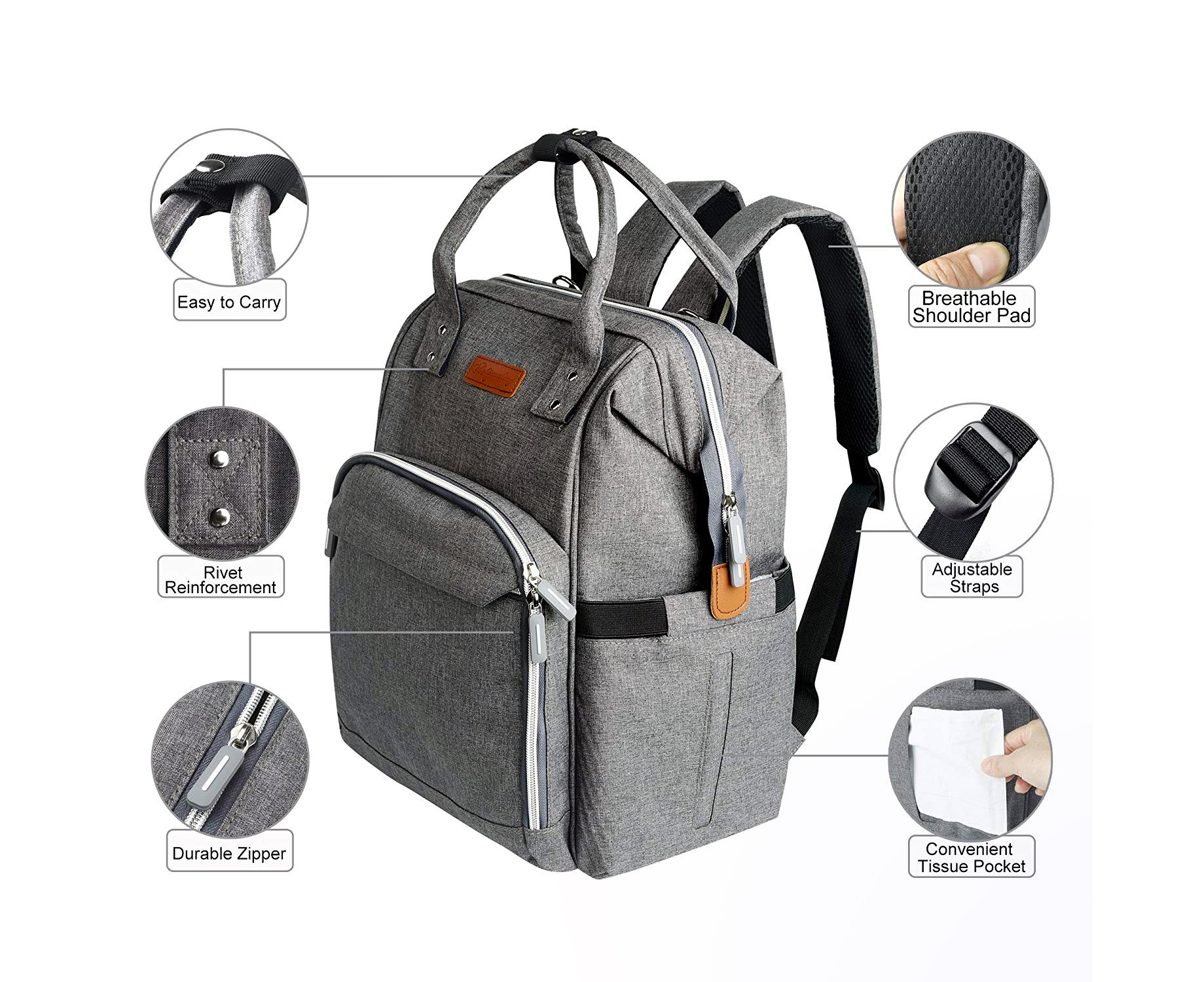 Pantheon diaper bag on sale backpack