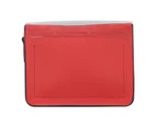 MOORGENE Crossbody Shoulder Bag with Interior Printing Zip Wallet-Red