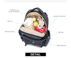 Ankommling Large Baby Diaper Bag Backpack-Dark Grey