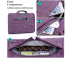 BCH 15.6 Inch Suit Fabric Portable Laptop Bag-Purple