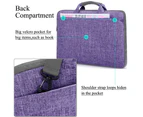 BCH 14 Inch Suit Fabric Portable Laptop Bag-Purple