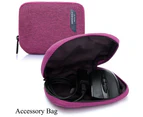 BCH Fabric Portable Waterproof 13.3 Inch Laptop Bag-Purple