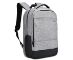 DBG Unisex Laptop Backpack 17.3 Inch With USB Charging Port-Grey