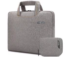 BCH Fabric Portable Waterproof 15.6 Inch Laptop Bag-Grey