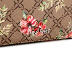 Nine West Prosper Floral Mini Crossbody Bag - Mocha/Multi