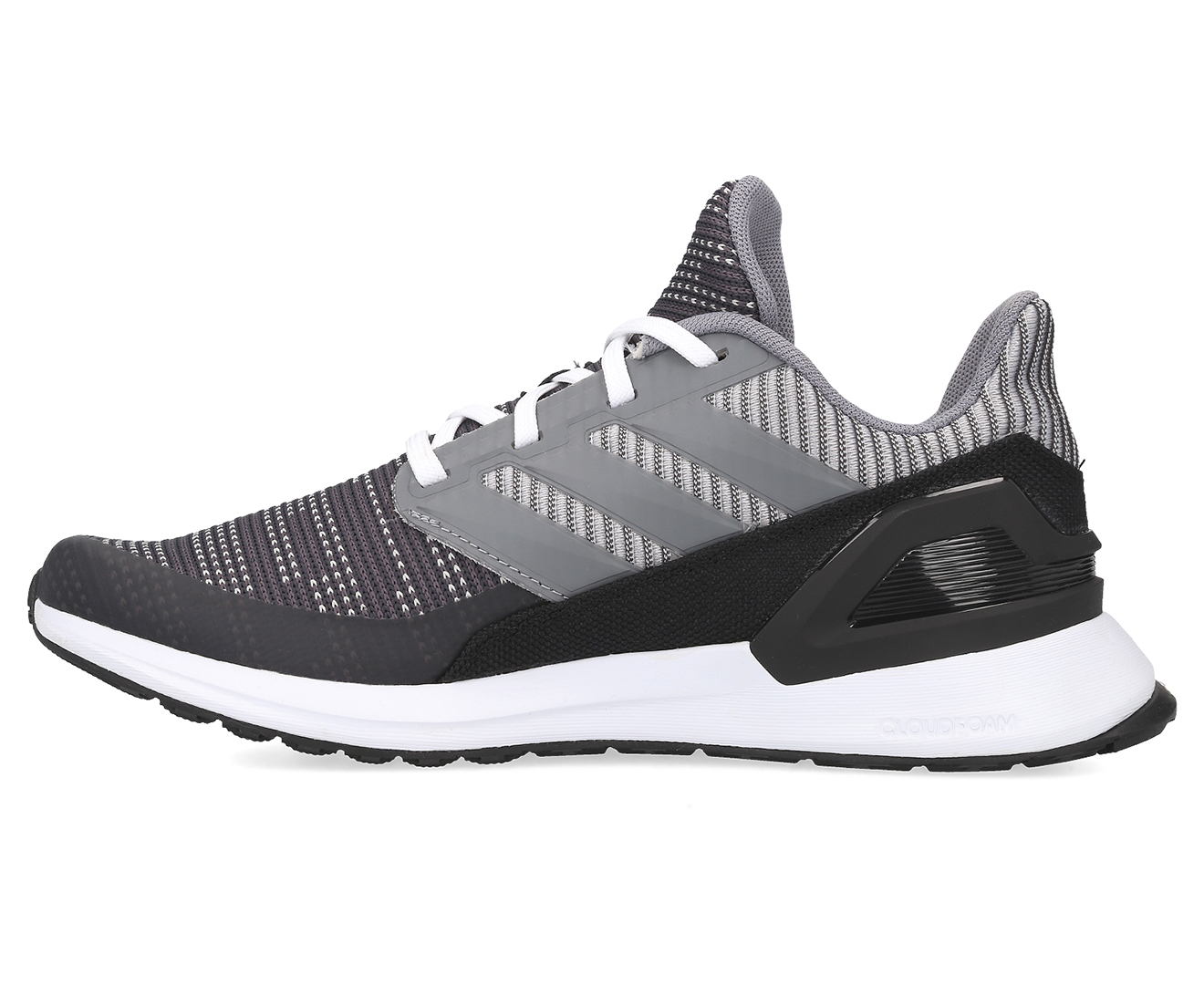 Adidas Boys' Rapidarun Knit Running Shoes - Carbon/Grey | Catch.com.au
