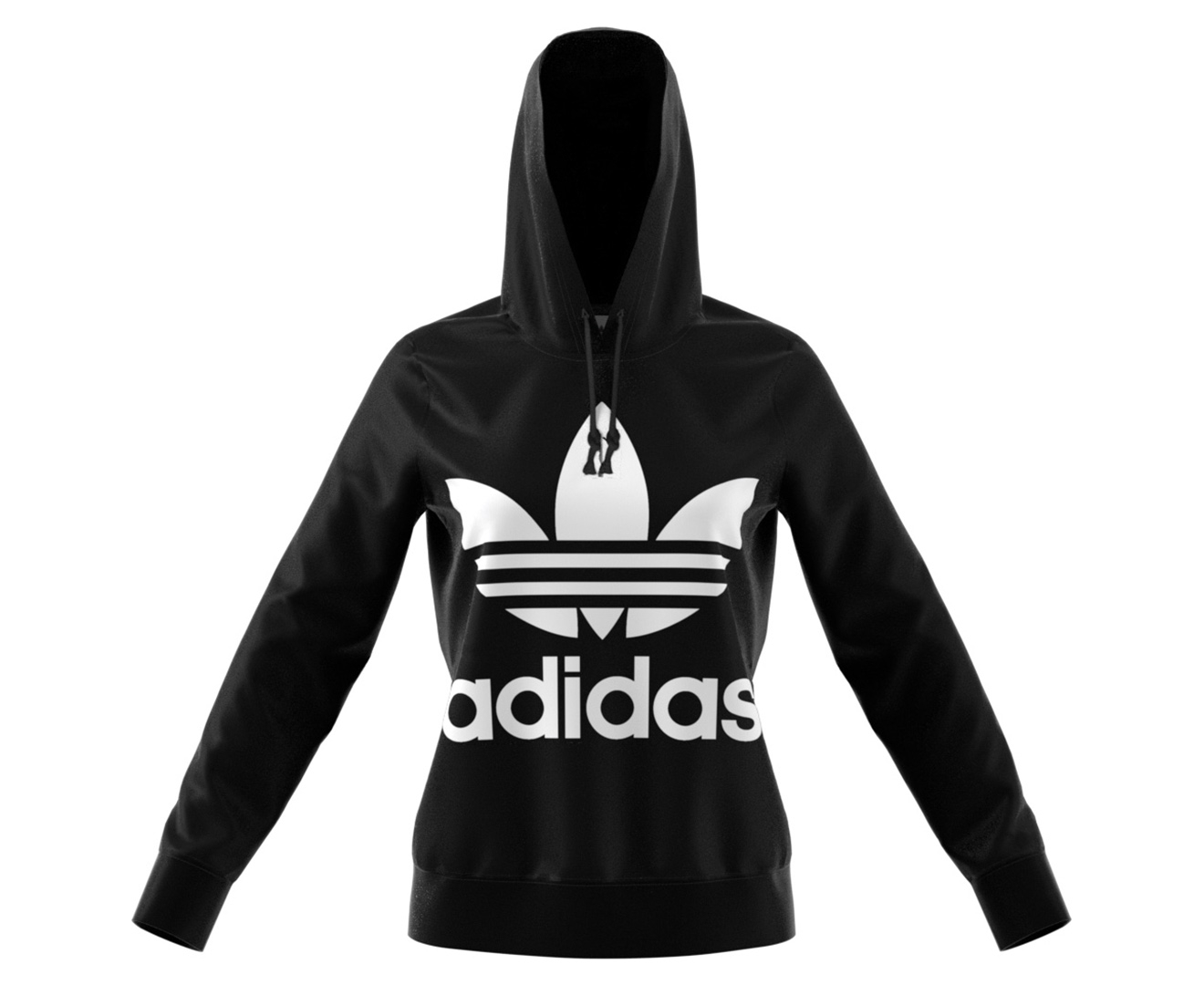 Adidas Originals Women's Trefoil Hoodie - Black | Catch.co.nz