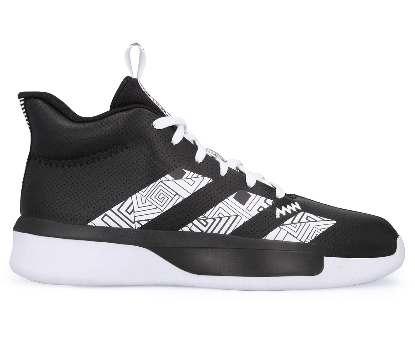 Adidas Men's Pro Next 2019 Basketball Shoes - Core Black/Footwear White | Catch.com.au