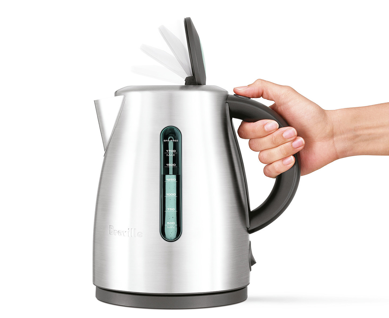 Breville 1.7L Soft Top Clear Cordless Kettle | Catch.com.au