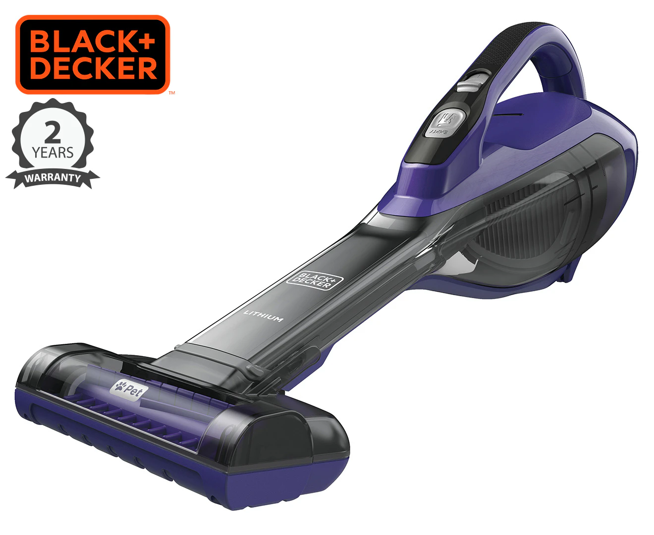 Black & Decker 10.8V Lithium Pet Handheld Dustbuster Vacuum