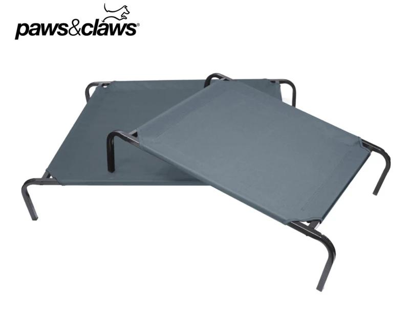 Paws & Claws Elevated Pet Bed XL - Grey