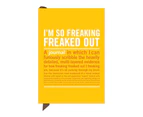 Knock Knock I`m So Freaking Freaked Out Mini Truth Journal - Notebook / blank book