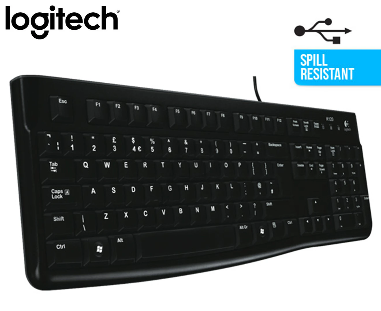 Logitech K120 USB Keyboard (920-002582)