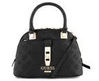 GUESS Peony Classic Small Dome Satchel - Black