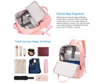LOKASS Laptop Backpack for Women / Girls Stylish College Backpack School Bag-Pink