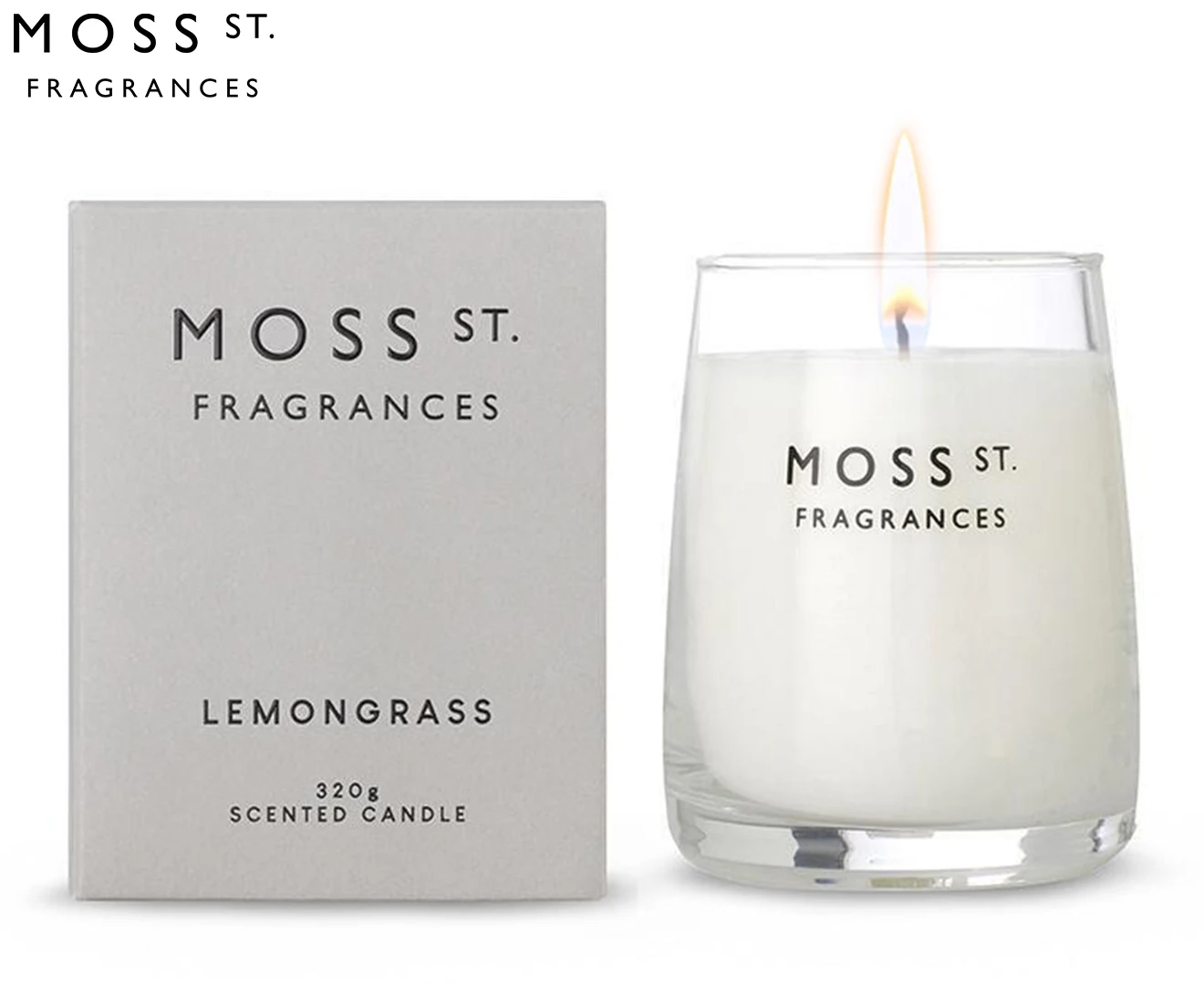 Moss St. Lemongrass Large Candle 320g