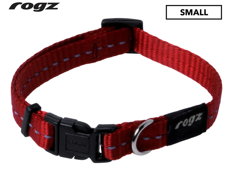 Rogz Utility Nitelife Small Dog Collar - Red