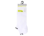 2 x Bonds Sport Women's Performance Training Socks 2-Pack - White
