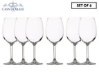 Set-of-6 Casa Domani 440mL Taverna Wine Glass Set - Clear