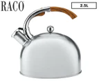 Raco 2.5L Elements Stovetop Kettle - Silver/Wood