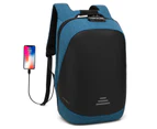 CBL 17.3 Inch Anti-Theft Backpack Business Laptop Bag-Blue