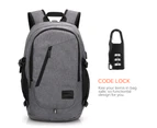 CBL 15.6 Inch Laptop Backpack Water-resistant Knapsack-Grey