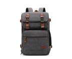 CBL Convertible Backpack Messenger Bag Fits 17.3 Inch Laptop-Canvas Grey