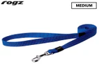 Rogz Utility Snake Medium Dog Lead - Blue